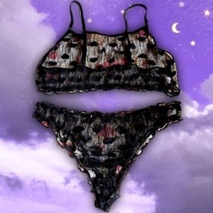 Cute Plus Sized Lingerie Set